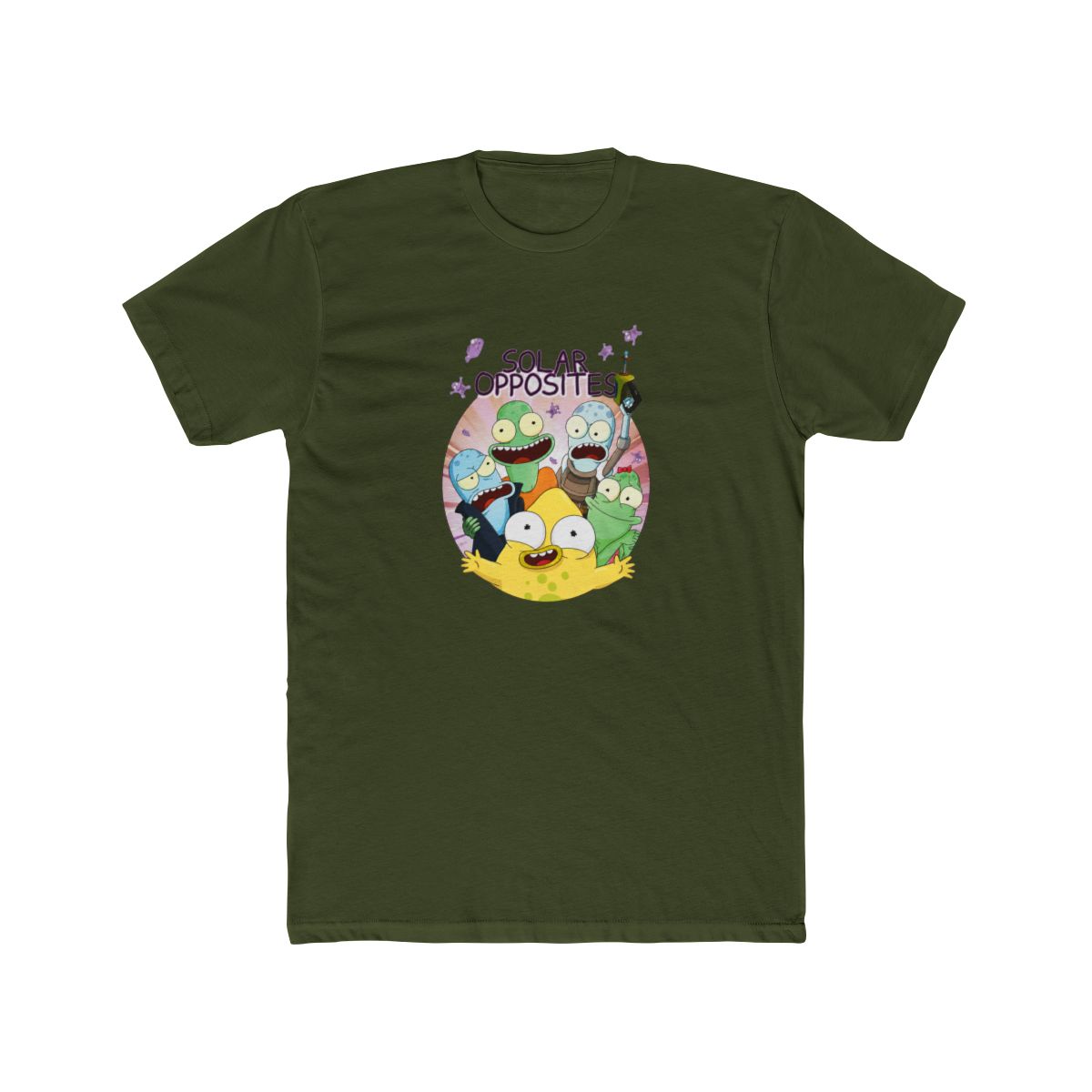 Solar Opposites Season 4 Key Art Adult T Shirt - alternate angle 5, merchandise