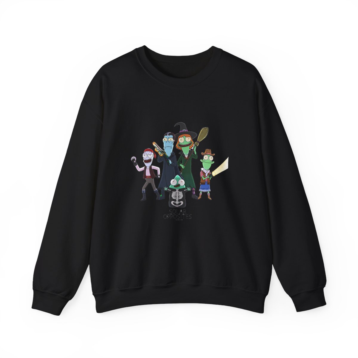 Solar Opposites Halloween Fleece Crewneck Sweatshirt