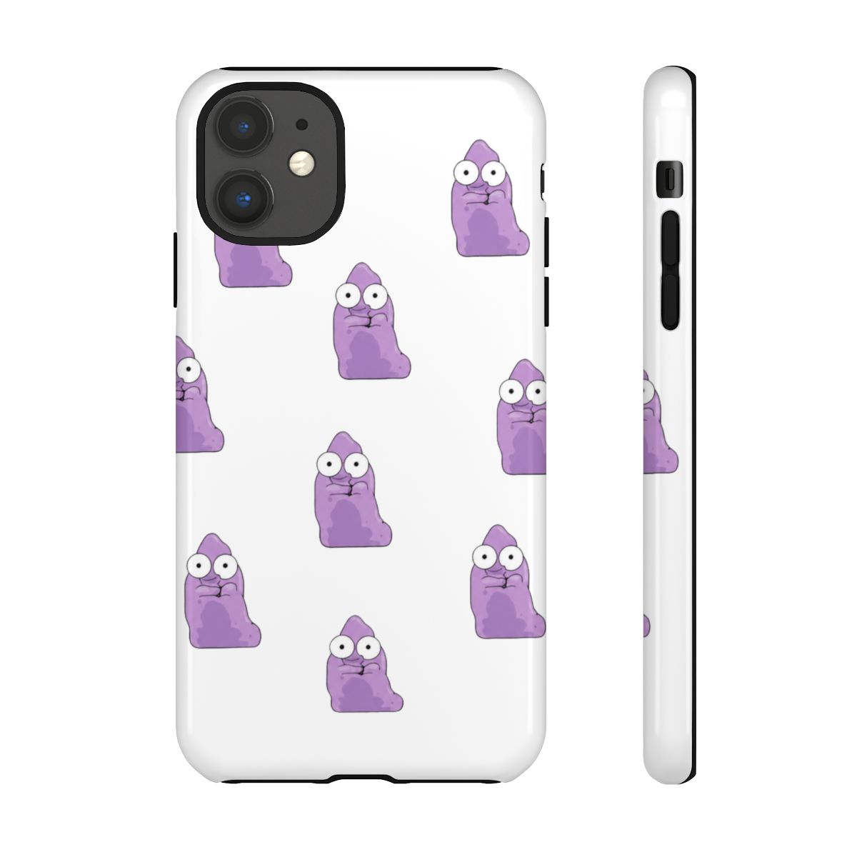 Purple Pleading Pupa Iphone Case