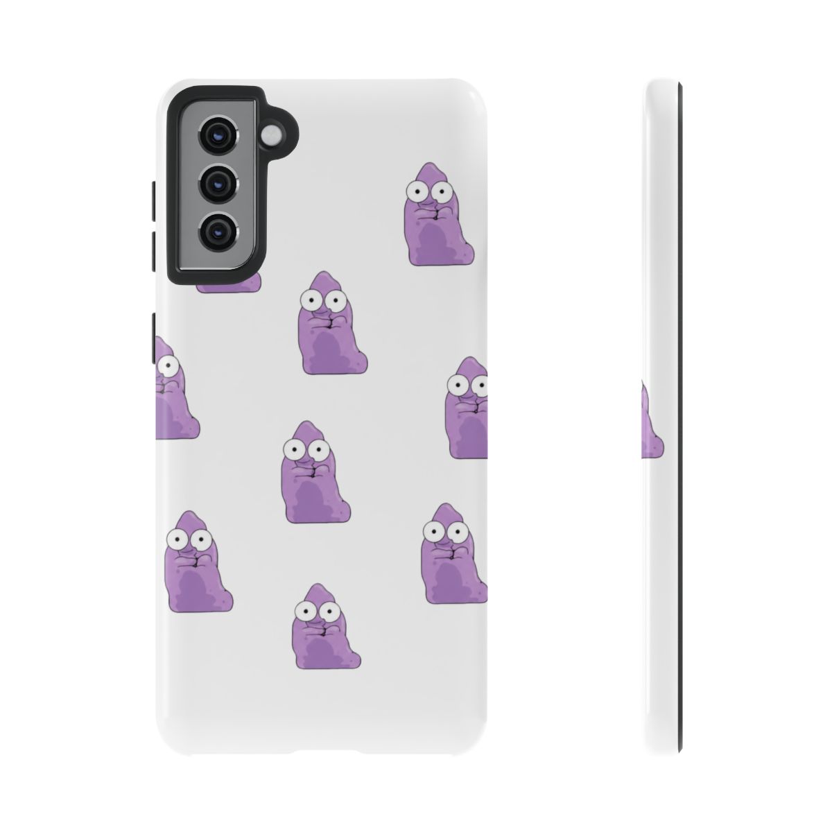 Purple Pleading Pupa Iphone Case - alternate angle 1, merchandise