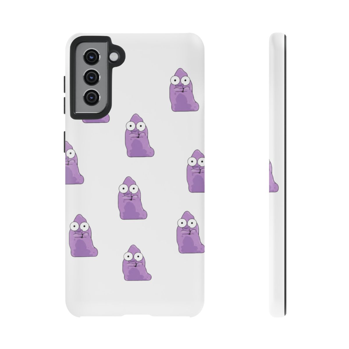 Purple Pleading Pupa Iphone Case - alternate angle 2, merchandise