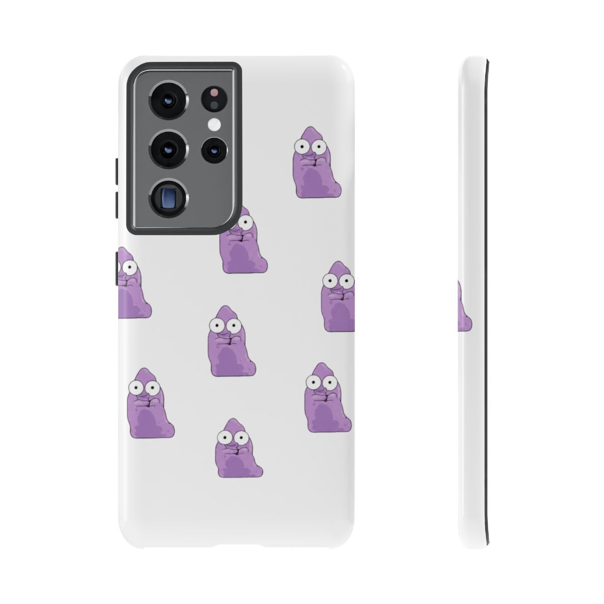 Purple Pleading Pupa Iphone Case - alternate angle 3, merchandise