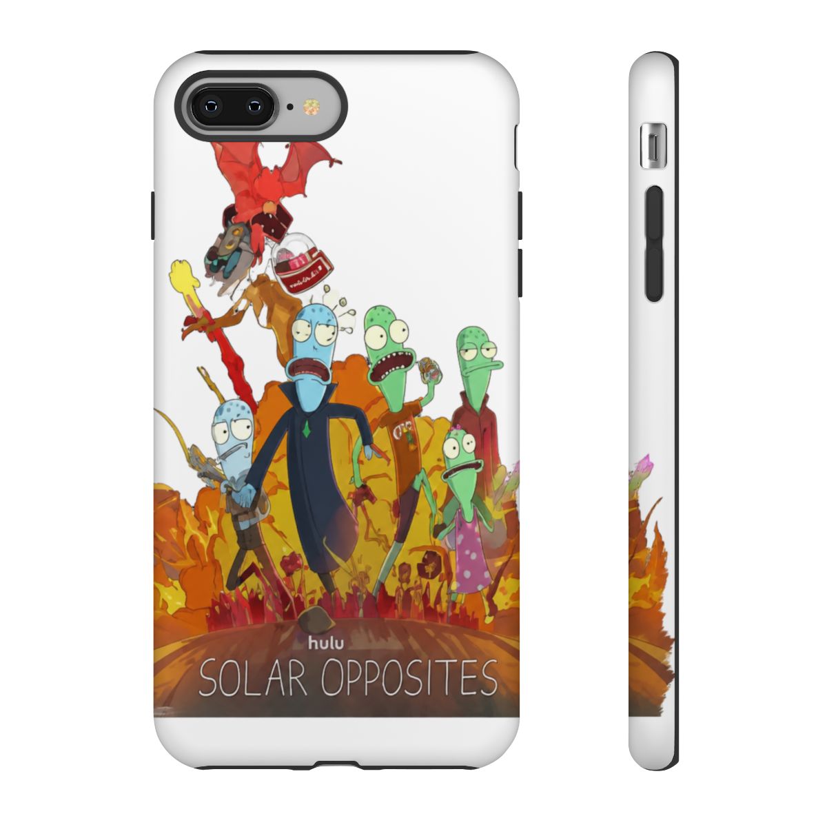 Yumyulack Solar Opposites Ruthless Intelligence Phone Case - alternate angle 3, merchandise