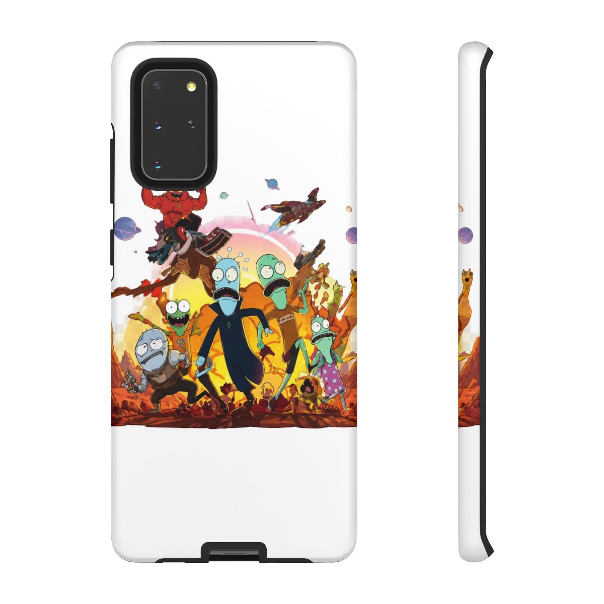 Korvo Solar Opposites Alien Scientist Phone Case - alternate angle 3, merchandise