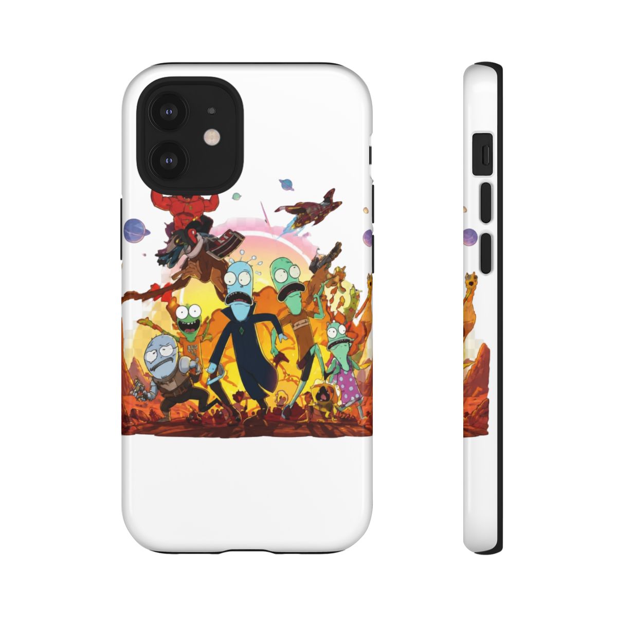 Korvo Solar Opposites Alien Scientist Phone Case - alternate angle 4, merchandise