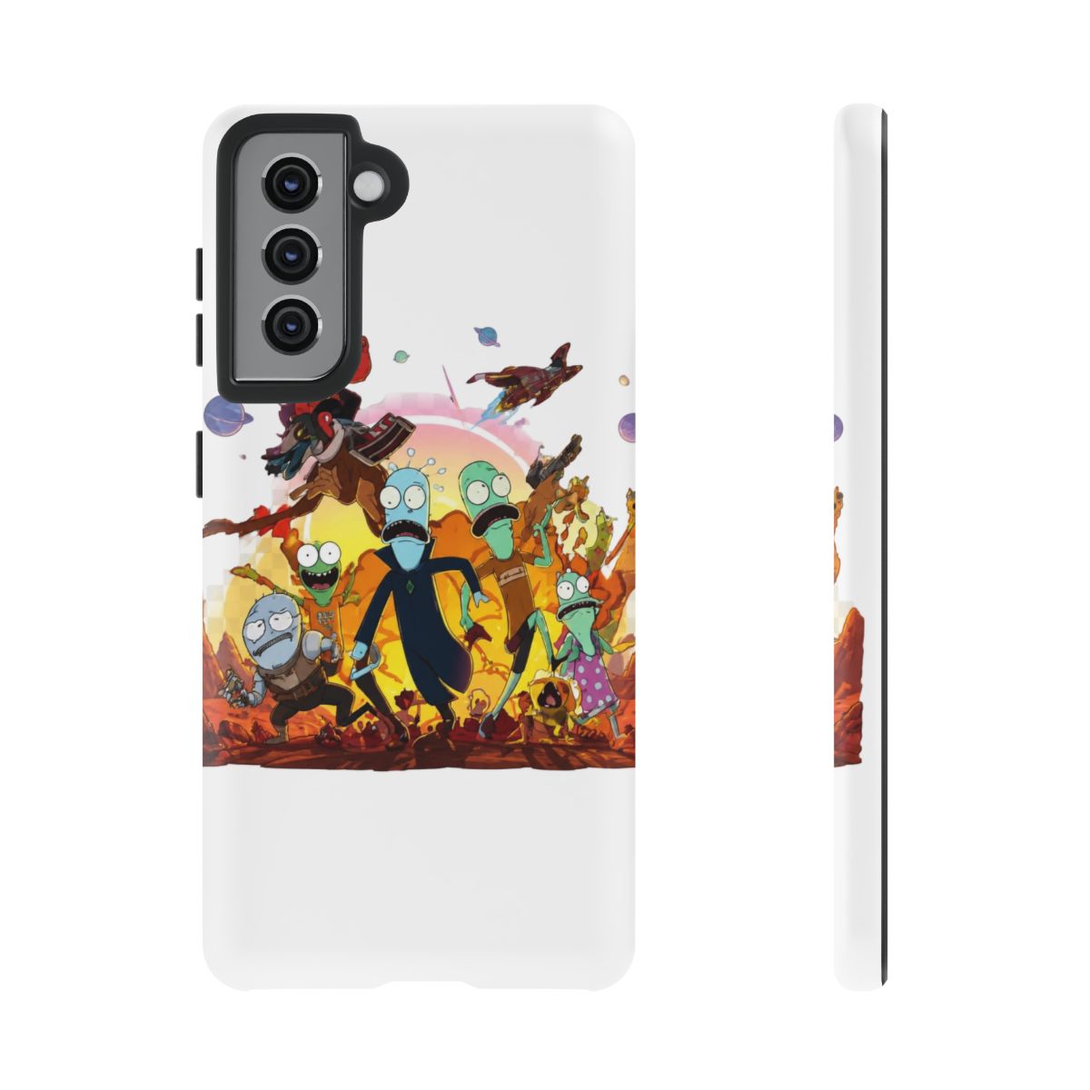 Korvo Solar Opposites Alien Scientist Phone Case - alternate angle 2, merchandise